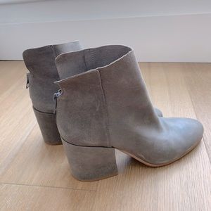 Lucky Brand gray booties, size 8.5